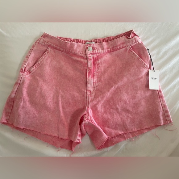 Denim short flamingo 🦩 pink - Picture 1 of 6